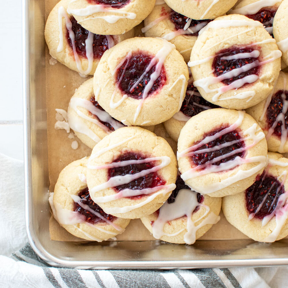 Raspberry Thumbprints Recipe The Feedfeed