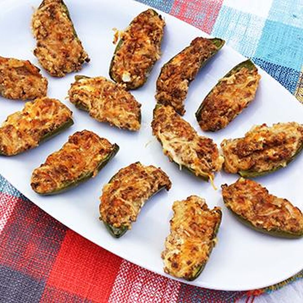 Wagyu Ground Chorizo Sausage Stuffed Jalapeno Poppers by double8cattle