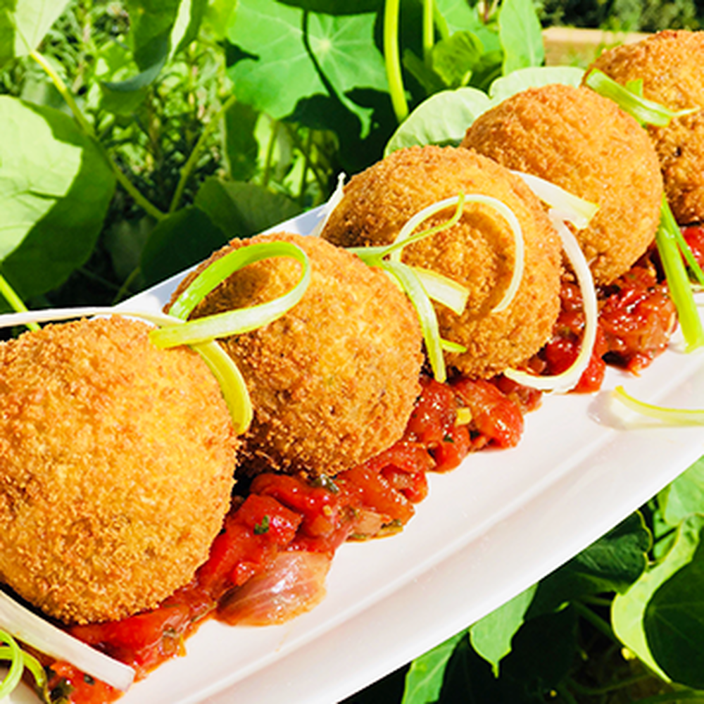 Fullblood Wagyu Chorizo Risotto Croquettes by double8cattle Quick
