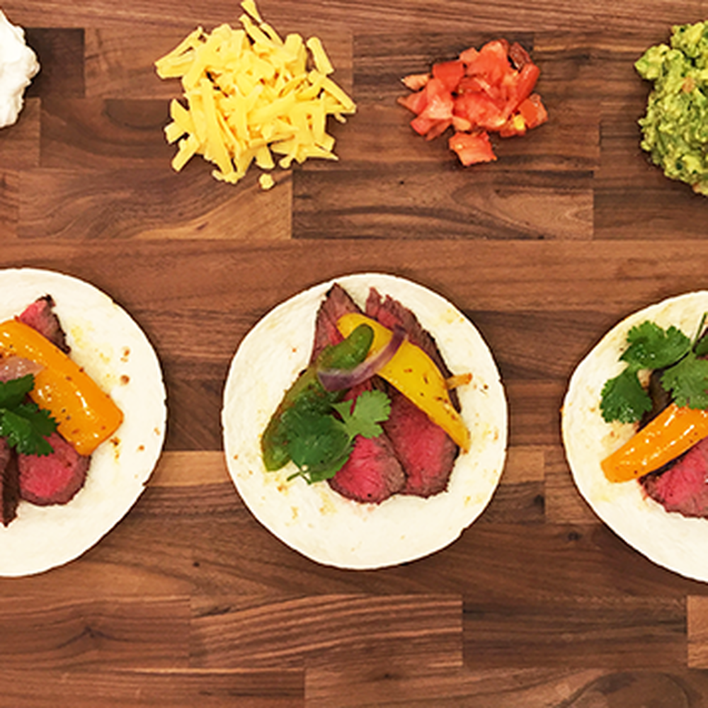 Wagyu TriTip Fajitas with Guacamole by double8cattle Quick & Easy