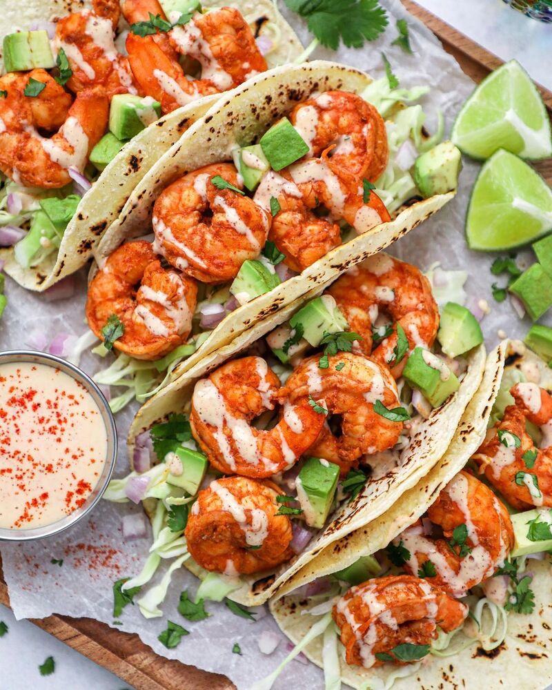 Chipotle Lime Shrimp Tacos With Tangy Chipotle Lime Sauce by kalefornia ...