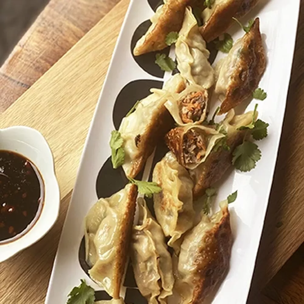 Wagyu Beef Gyoza with Soy Dipping Sauce Recipe The Feedfeed