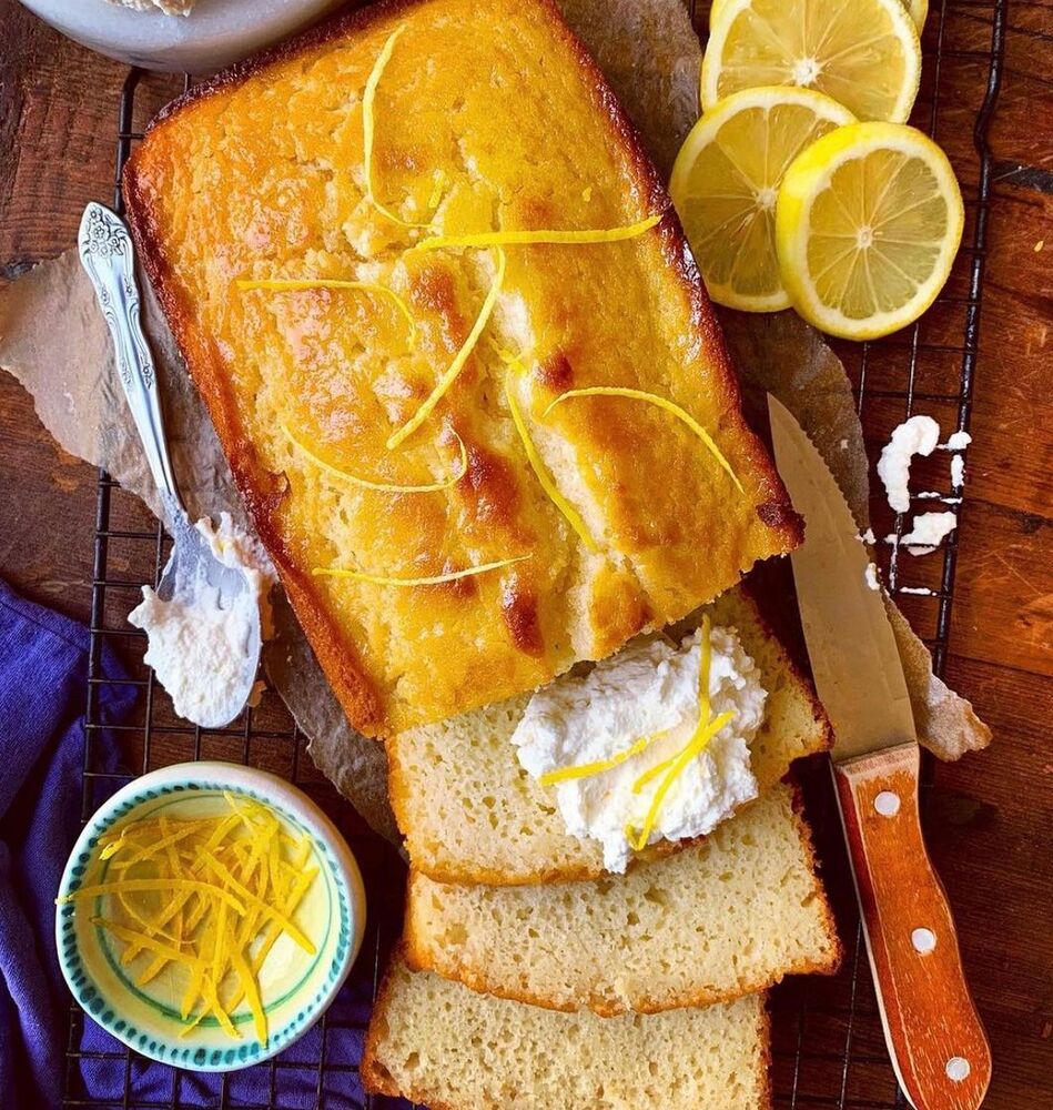 Lemon Glazed Yogurt Cake with Whipped Lemon Ricotta Recipe The Feedfeed