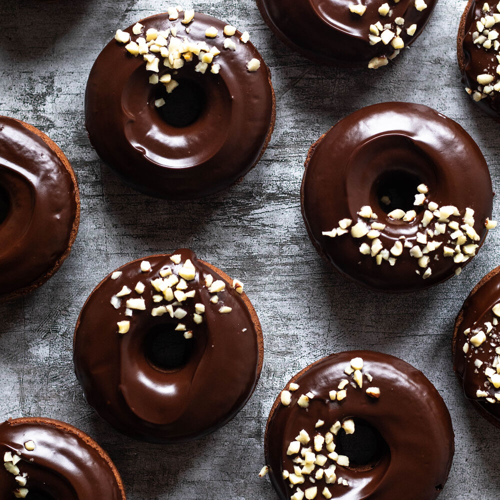 Chocolate Hazelnut Doughnuts Recipe | The Feedfeed