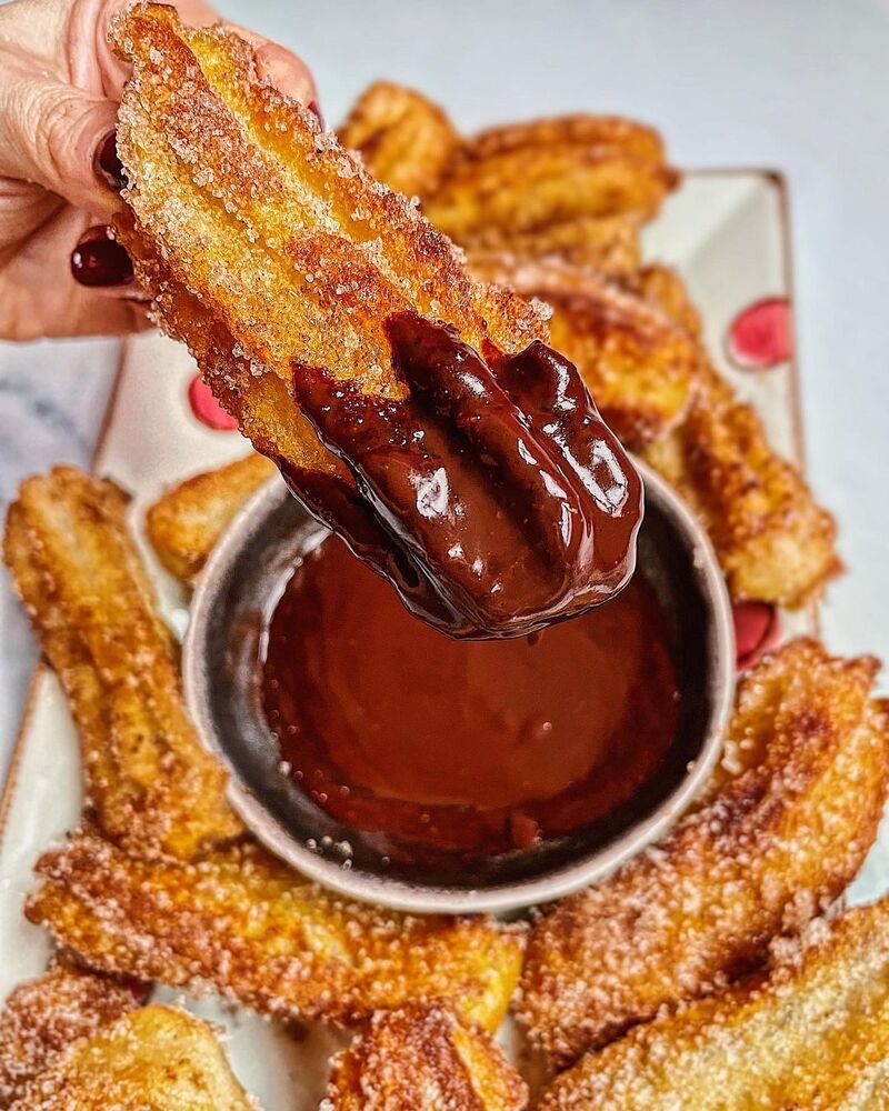 Vegan Churros with Chocolate Recipe The Feedfeed