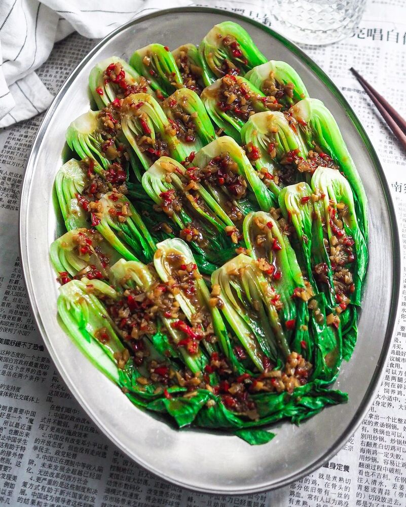 Garlic Sesame Bok Choy Recipe The Feedfeed