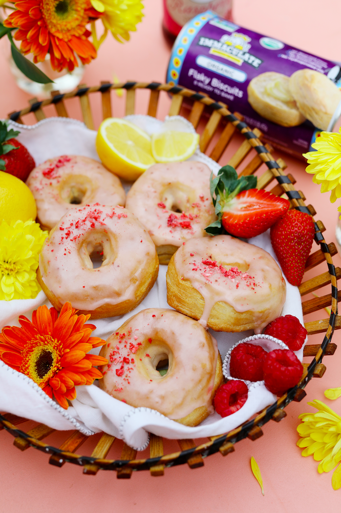 Easy Air Fryer Donuts with Berry Glaze Recipe The Feedfeed