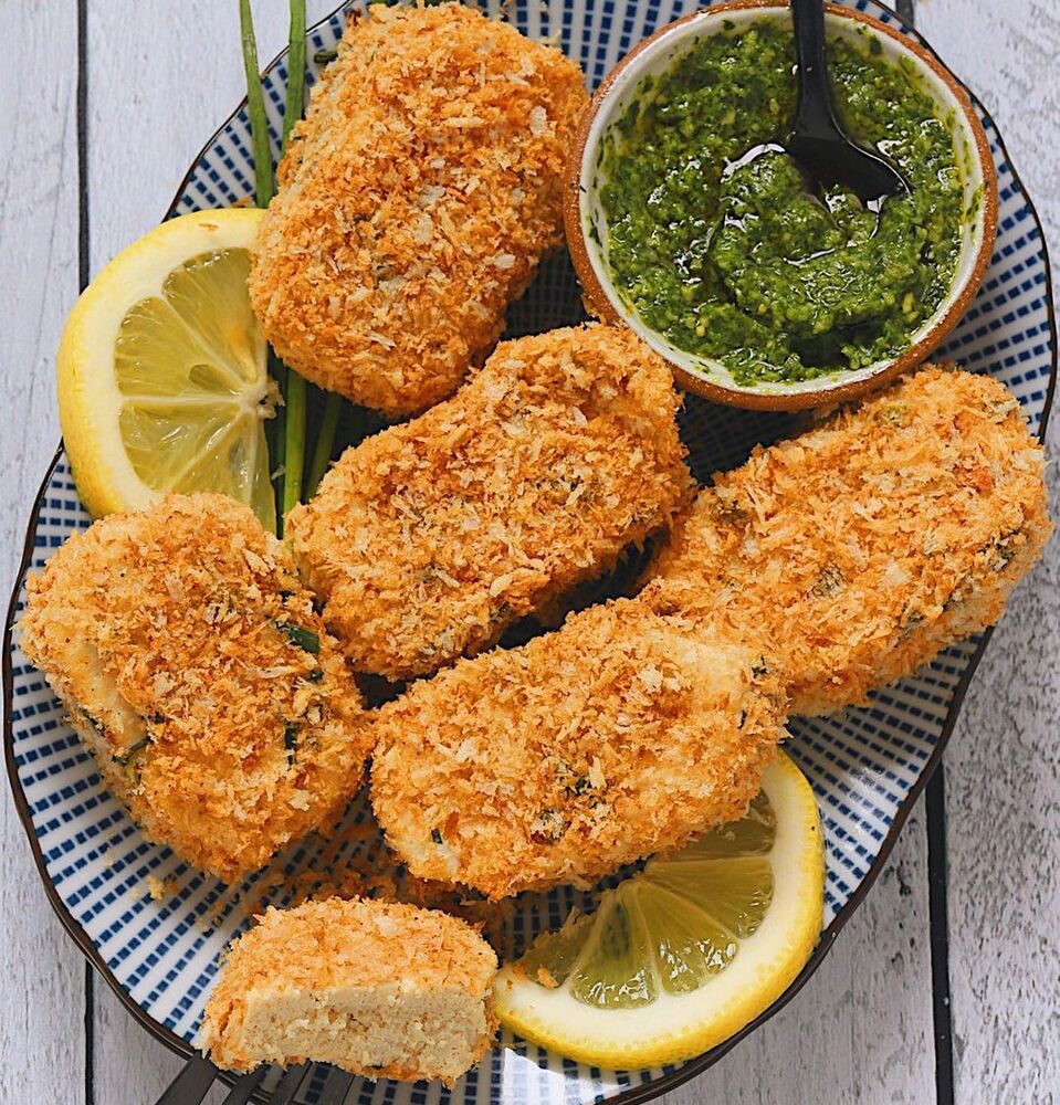 Sour Cream & Onion Chick’n Tofu Nuggets Recipe The Feedfeed