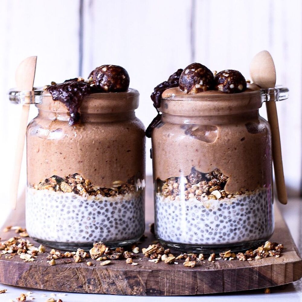 Chia Seed Pudding and Chocolate Smoothie Parfait by thefitfabfoodie | Quick  & Easy Recipe | The Feedfeed