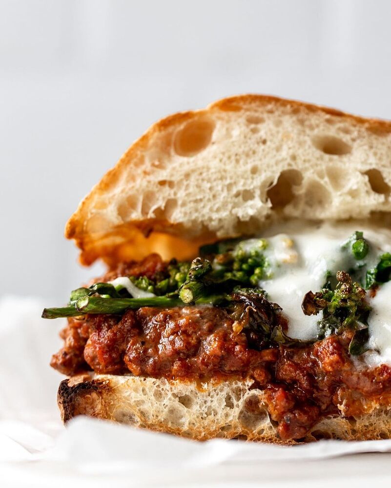 Chunky Sloppy Joe on Fresh Ciabatta Recipe The Feedfeed