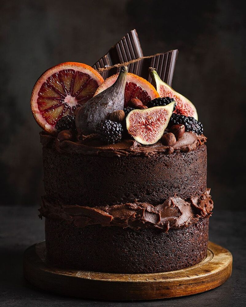Chocolate Cake with Fresh Fruits by kerrie_ahern | Quick & Easy ...
