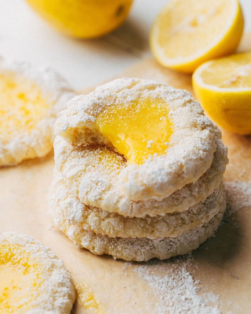 Gooey Butter Lemon Cookies Recipe | The Feedfeed