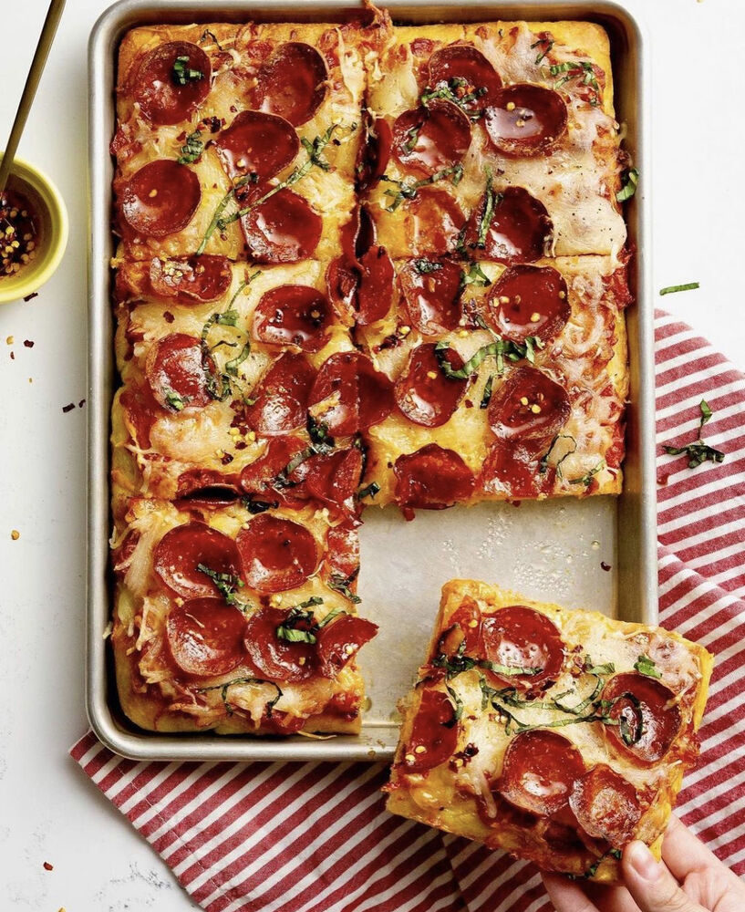 Homemade Pepperoni Pizza – Modern Honey