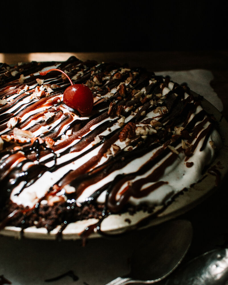 Sticky Turtle Sticky Turtle No-Churn Ice Cream Pie Recipe | The Feedfeed