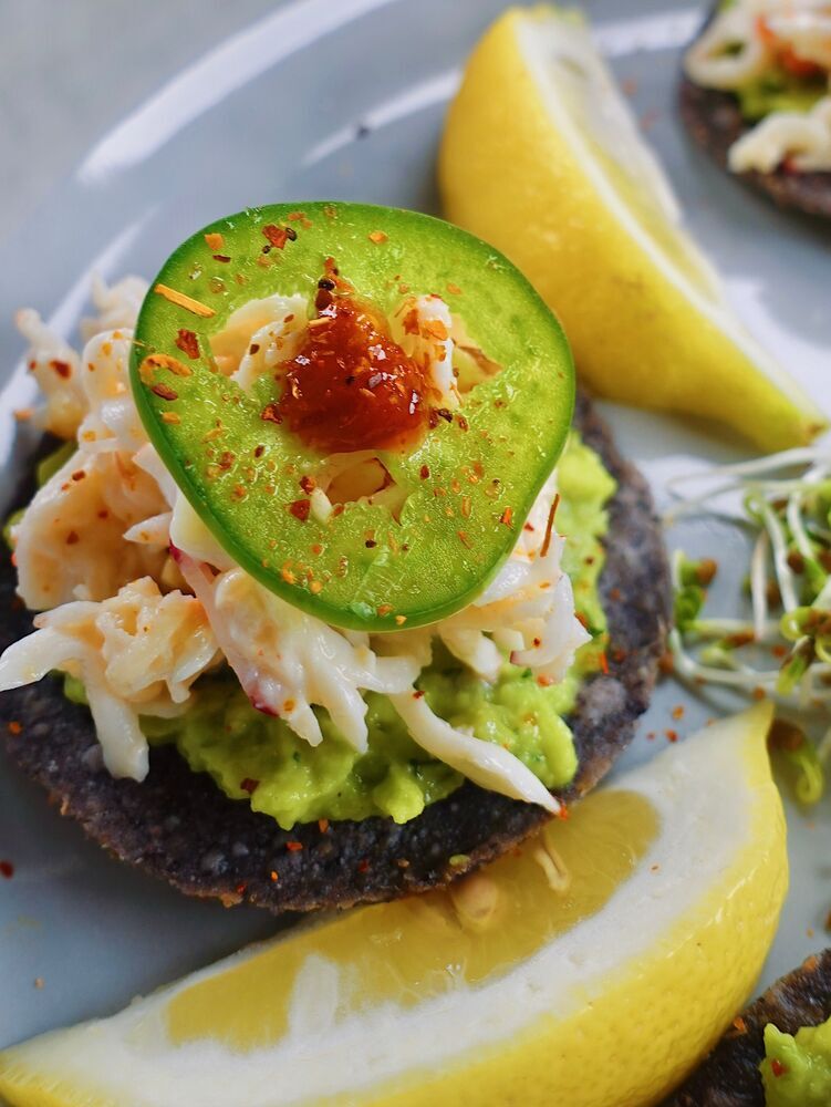 Crab Tostadas Video Recipe The Feedfeed