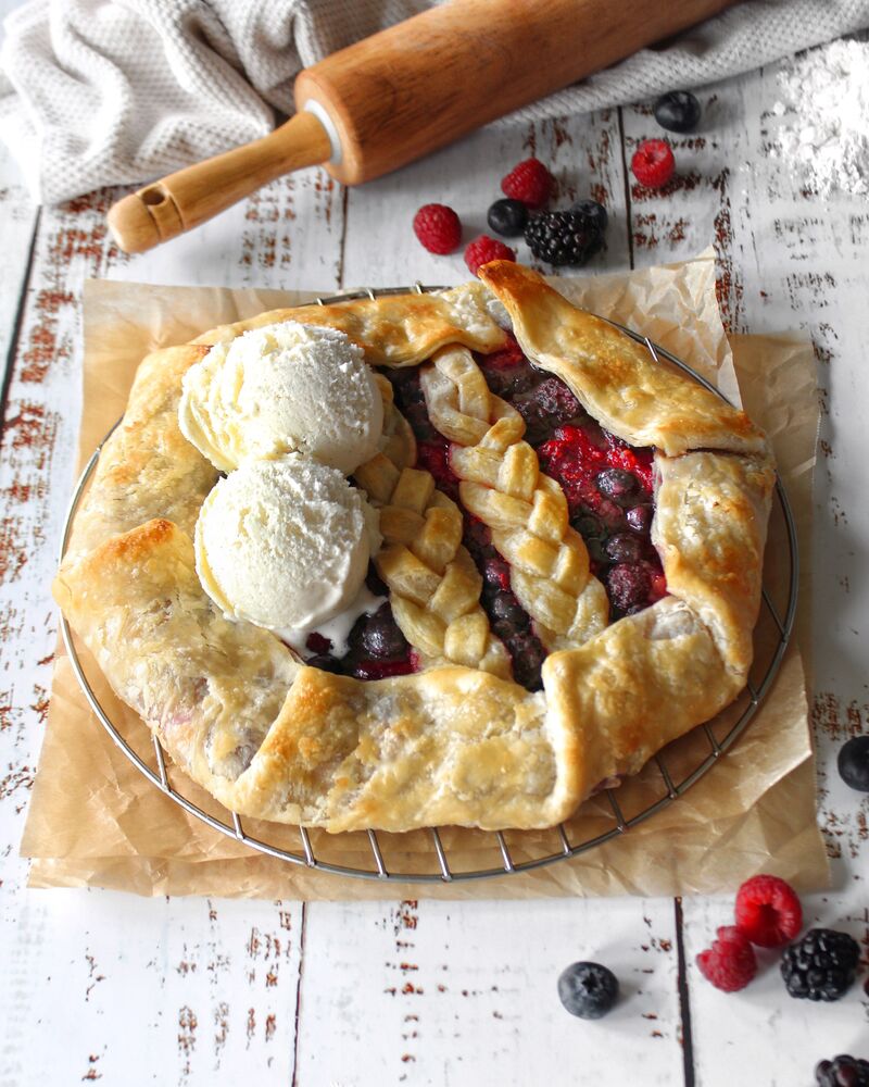 Mixed Berry Galette Recipe The Feedfeed