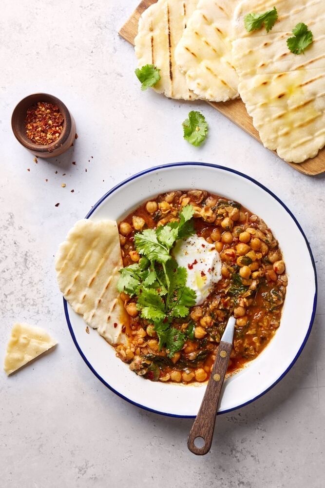 Moroccan salad bowl with preserved lemons - Lazy Cat Kitchen