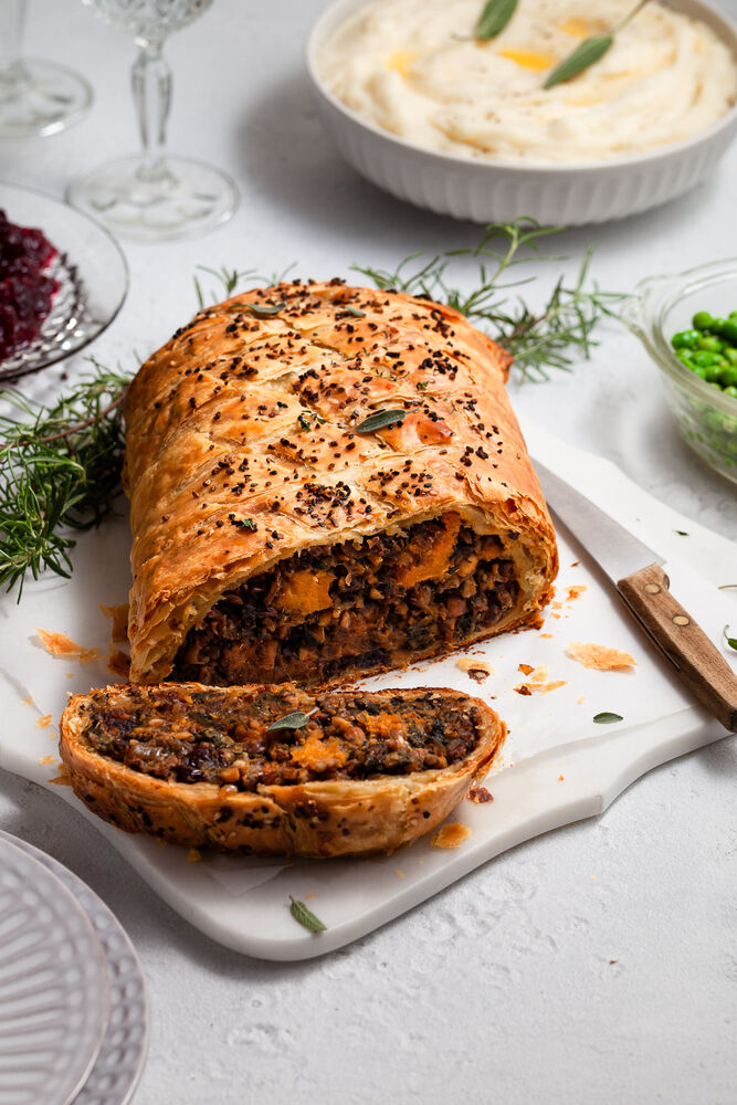 Vegan Rice and Butternut Squash 'Wellington' Recipe The Feedfeed