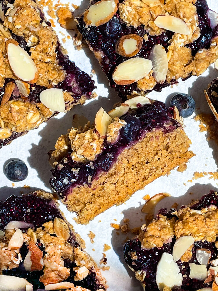 Small Batch Blueberry Jam Crumble Breakfast Bars Recipe The Feedfeed