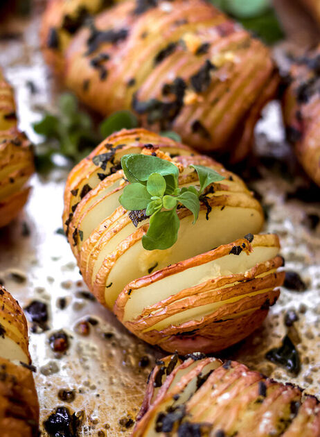 Hasselback Potato Gratin • Hip Foodie Mom