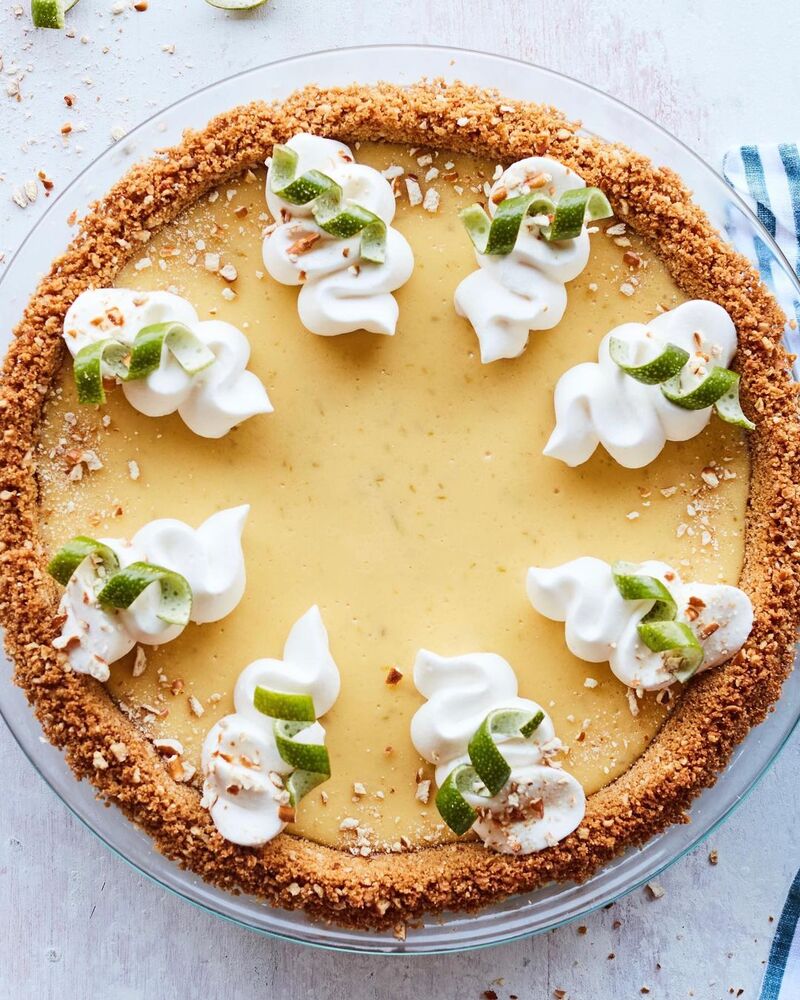 Salted Key Lime Pie with a Pretzel and Graham Cracker Crust by ...