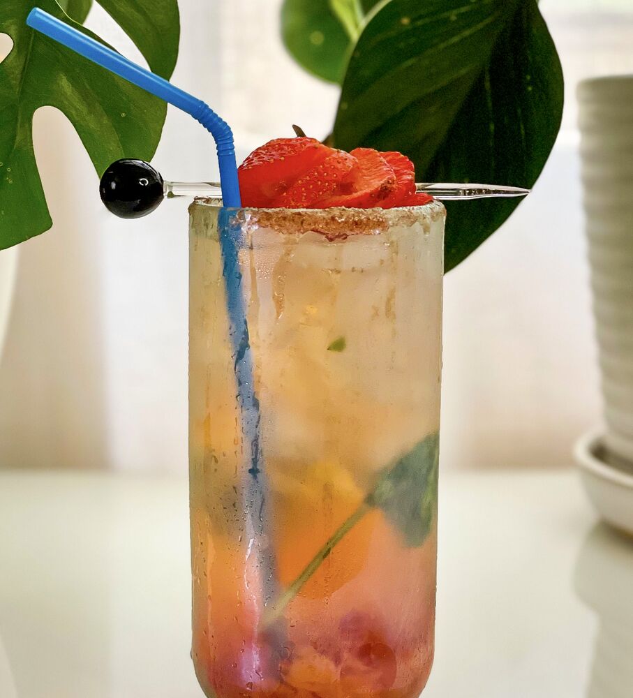 Strawberry Gin Collins Recipe The Feedfeed