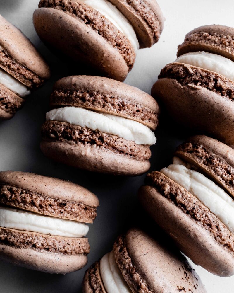 Boozy Chocolate and Coffee Macarons Recipe The Feedfeed