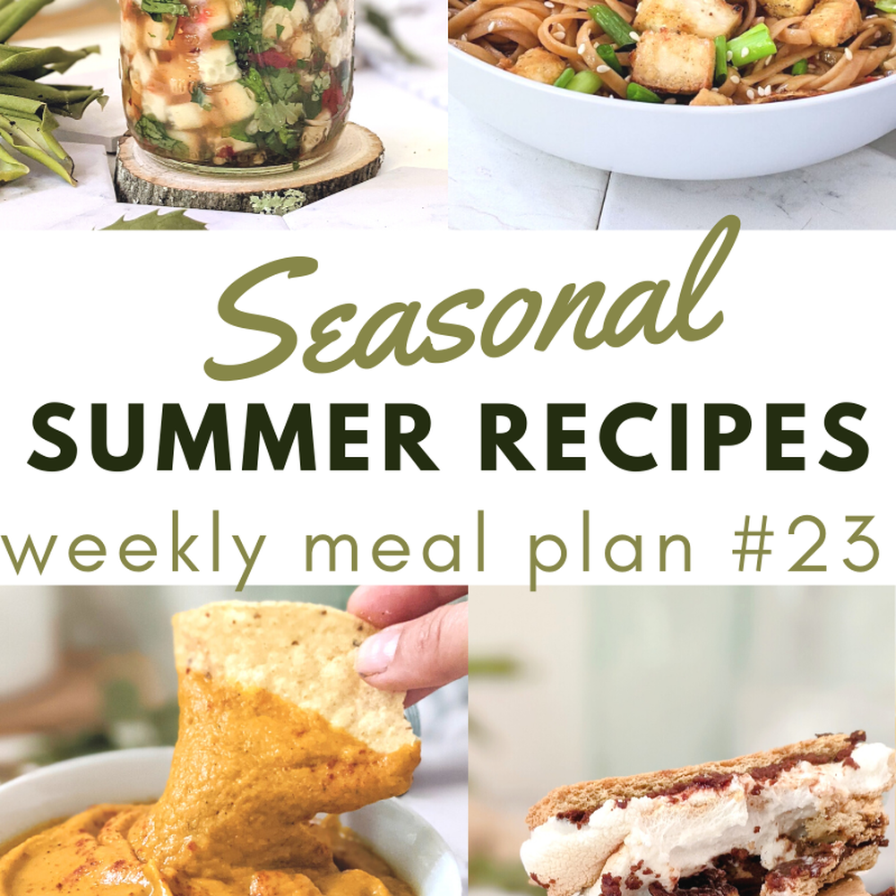 16 seasonal summer vegan recipes - weekly vegan meal plan #23 Recipe ...