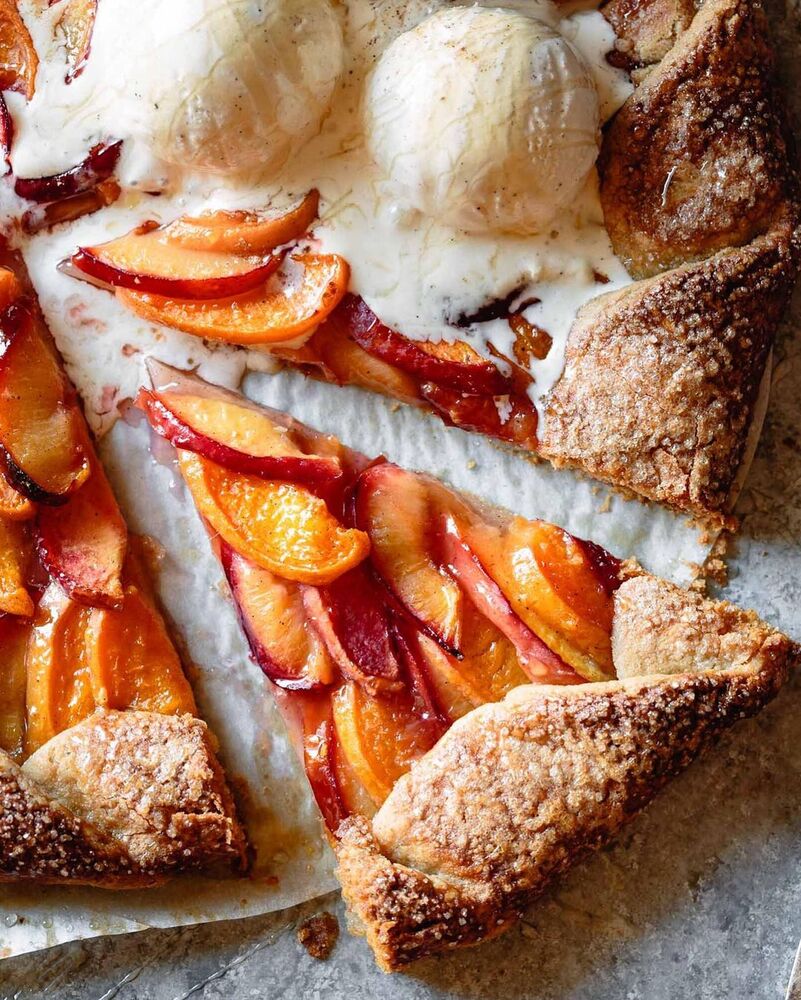 Stone Fruit Galette with Honey and Cardamom Recipe The Feedfeed