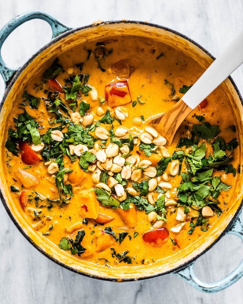 Thai red curry hot sale with peanut butter