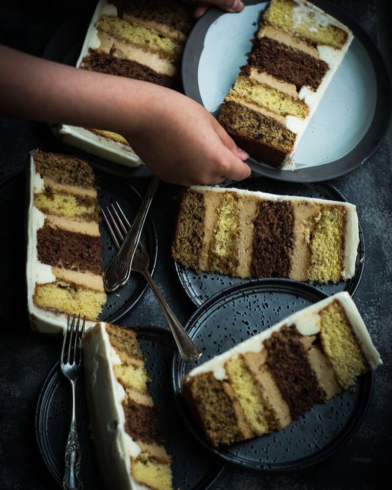 Tiramisu Layer Cake With Mascarpone Frosting Recipe The Feedfeed