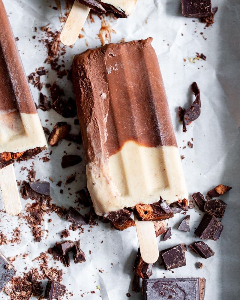 Chocolate Peanut Butter Popsicles Recipe | The Feedfeed