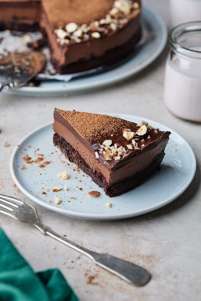 Chocolate Brownie Mousse Cake Recipe The Feedfeed