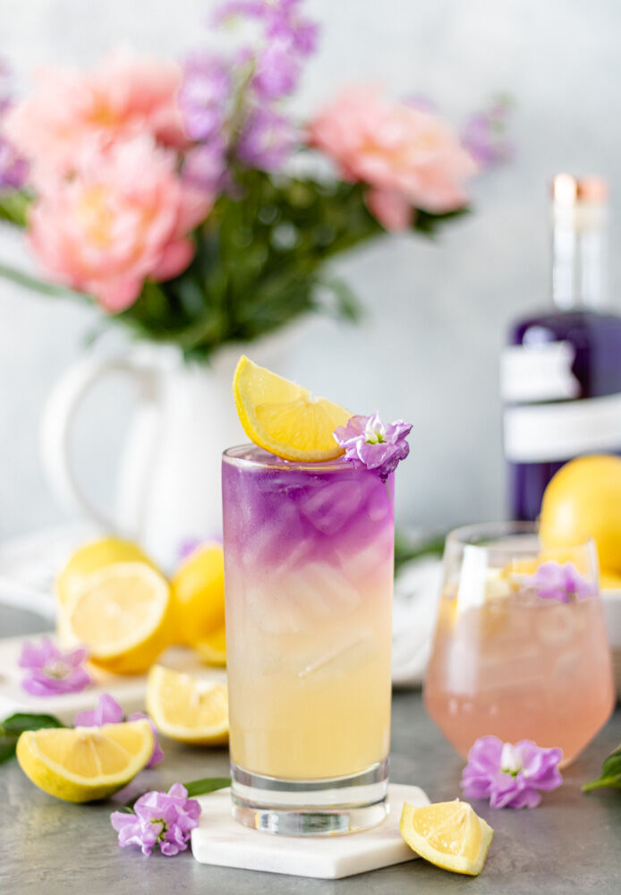 Honey Lavender Empress Gin Lemonade Recipe | The Feedfeed