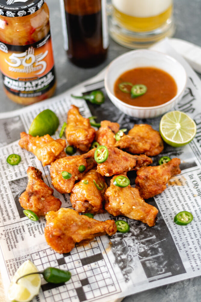 Pineapple-Mango Jalapeño Hot Wings Recipe | The Feedfeed