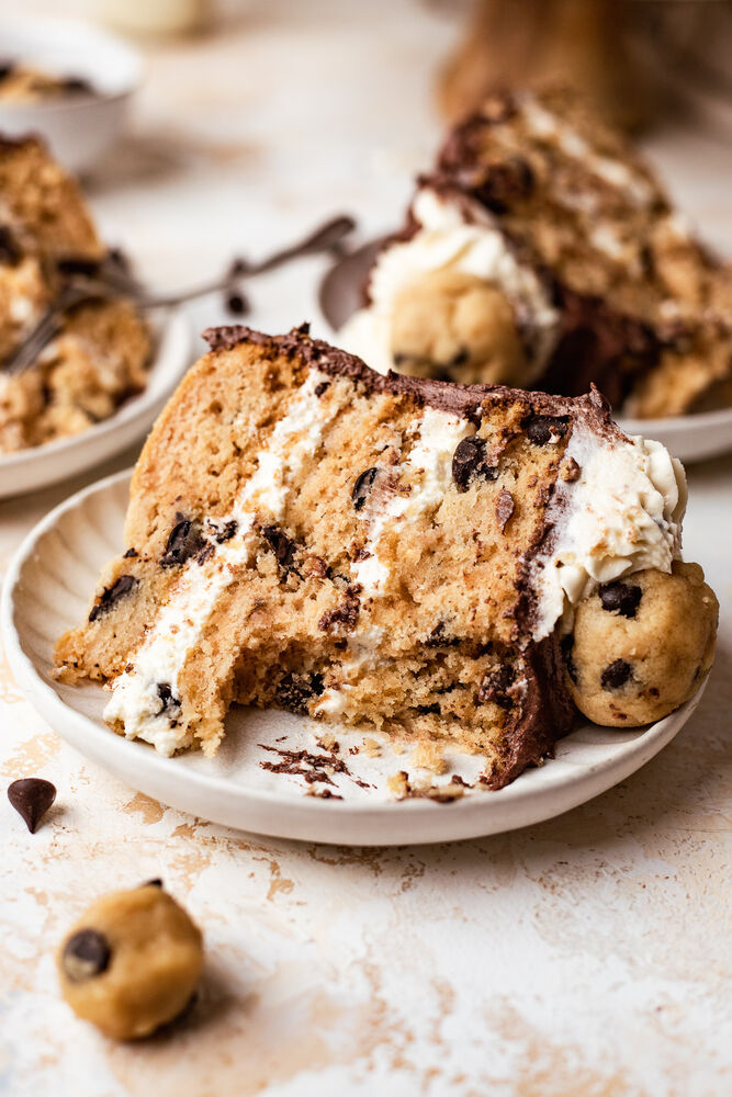 Gluten Free Chocolate Chip Cookie Dough Cake Recipe The Feedfeed