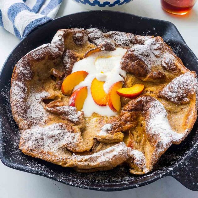 Easy Dutch Baby Pancake Recipe- Entertaining with Beth