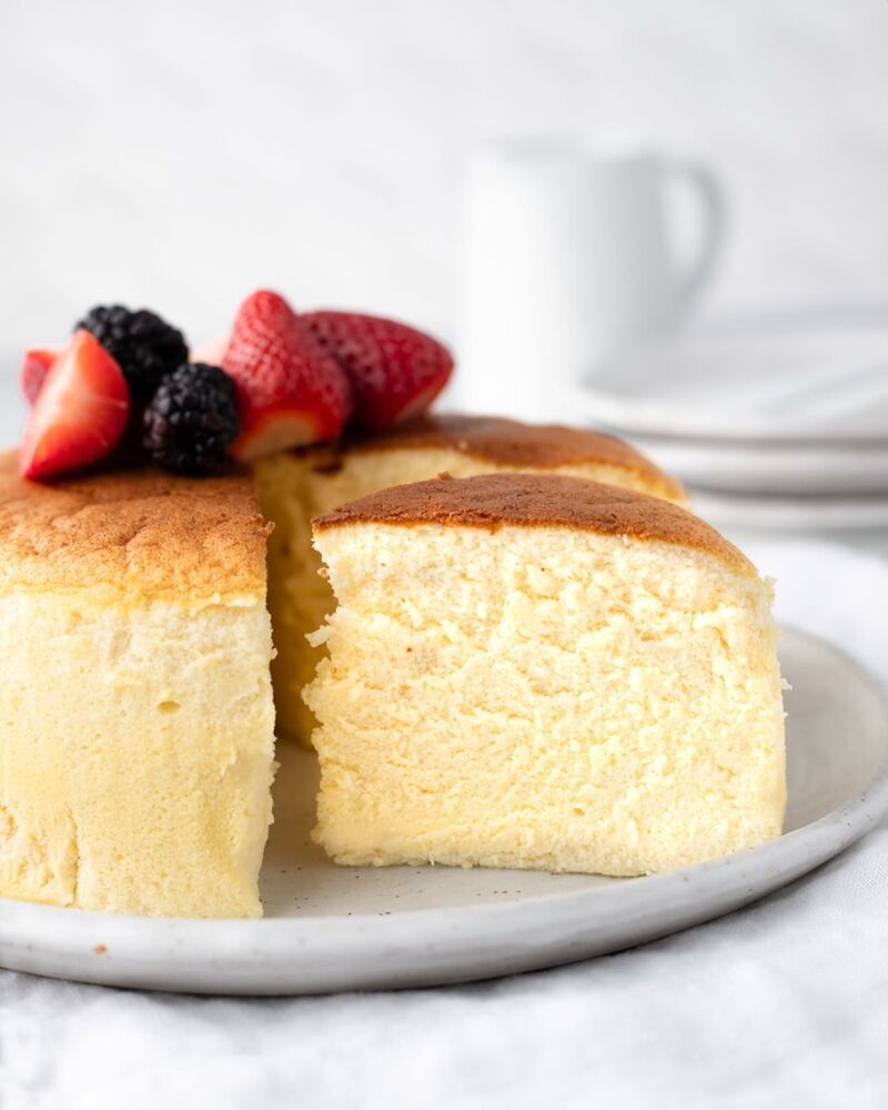 Cotton Cheese Cake – Ah Mah Homemade Cake