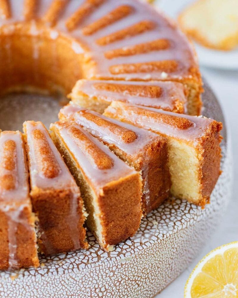 Lemon Cream Cheese Pound Cake by beyond.the.butter | Quick & Easy