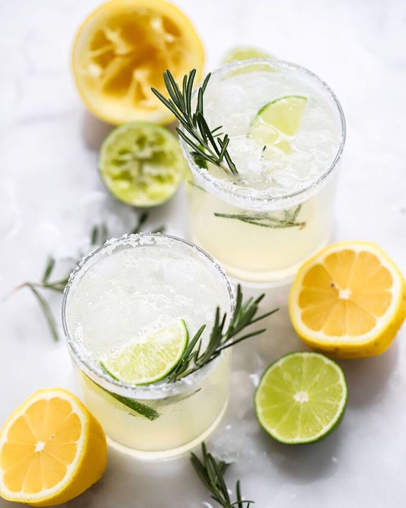 Rosemary Simple Syrup Margarita Recipe The Feedfeed