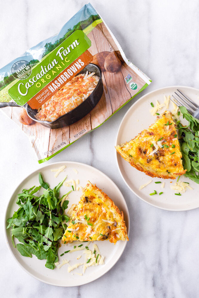 Bacon and Gruyere Quiche with Hash Brown Crust Recipe The Feedfeed