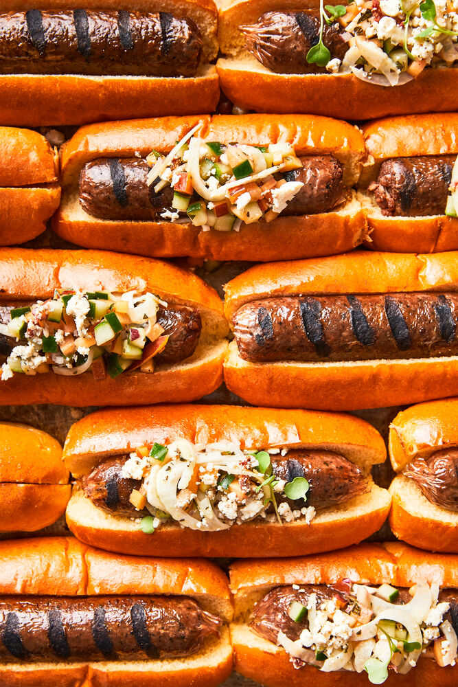 Italian Plantbased Sausages with Feta & Fennel Slaw Recipe The Feedfeed