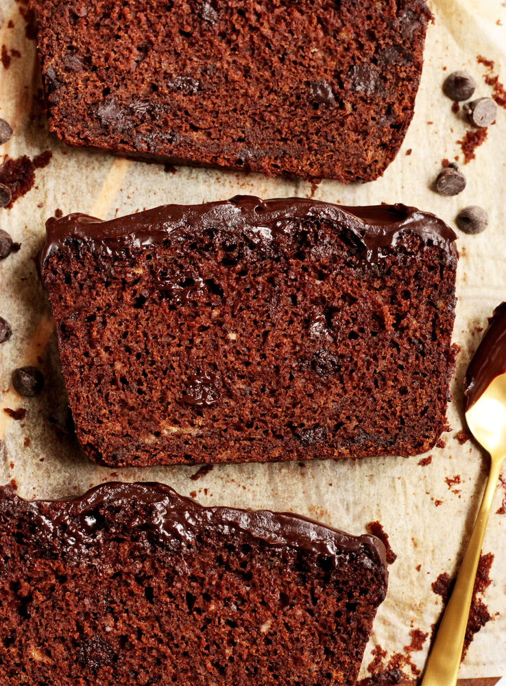 Double Chocolate Brownie Banana Bread Recipe The Feedfeed