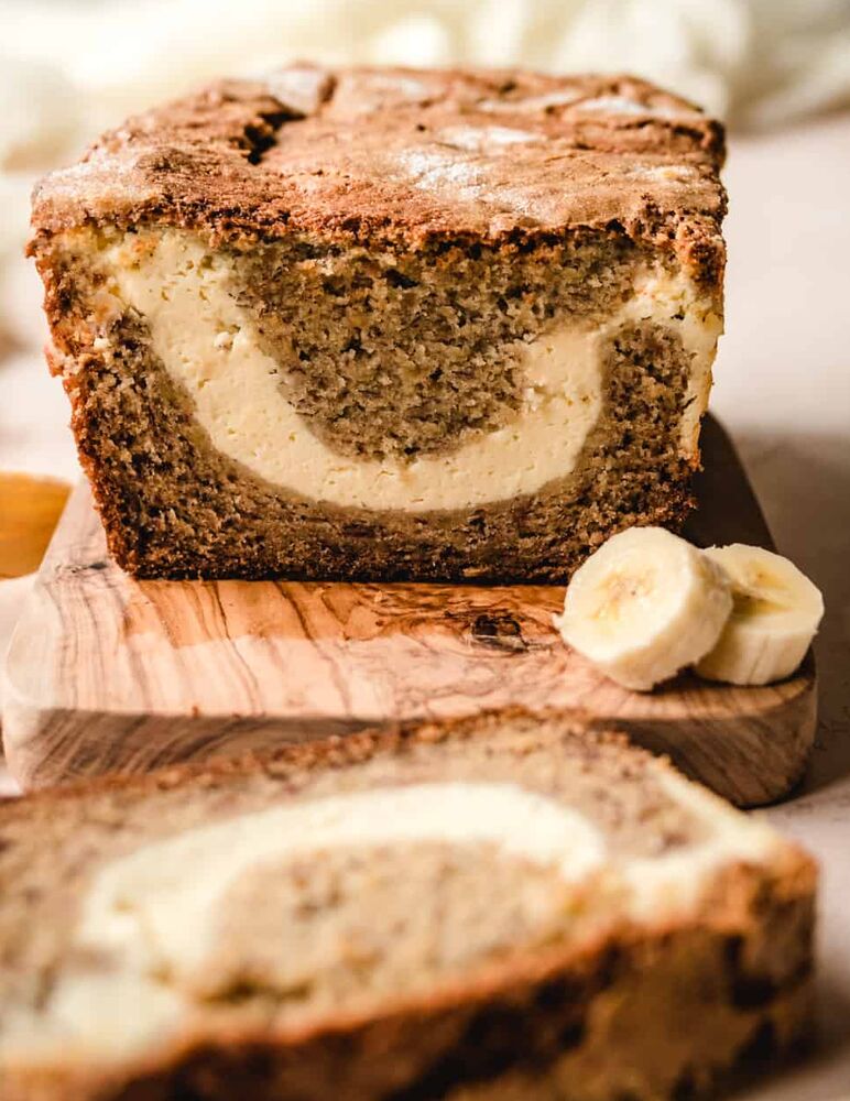 Cream Cheese Filled Banana Bread by kickassbaker Quick & Easy Recipe