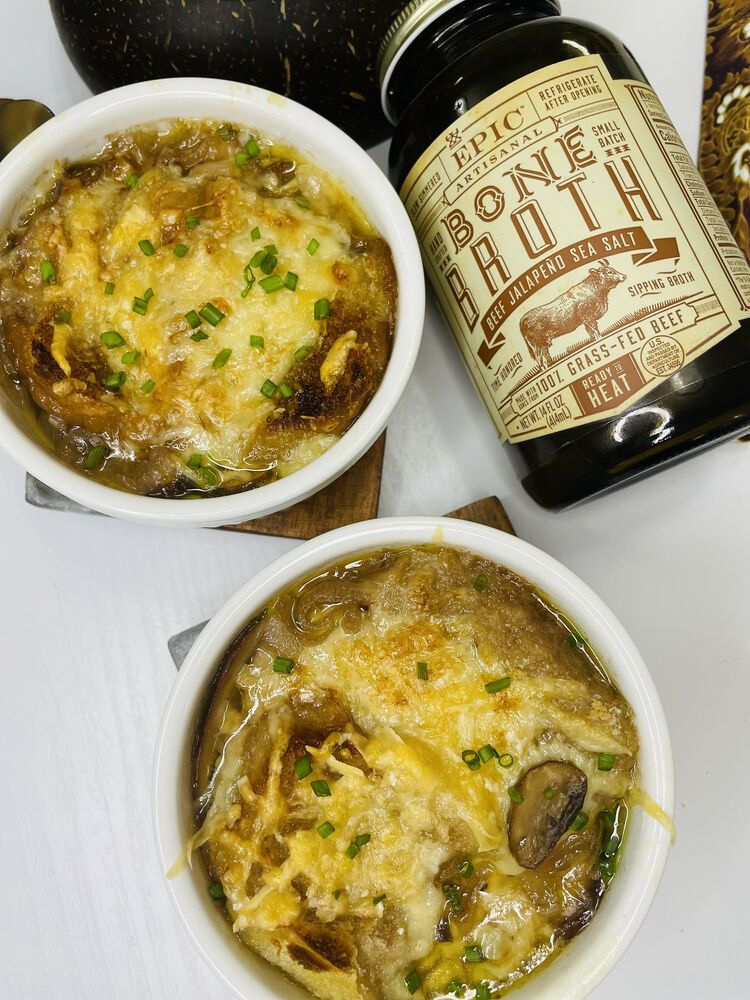 EPIC Shallot Soup with Shiitake and Baby Bella Mushrooms Recipe The