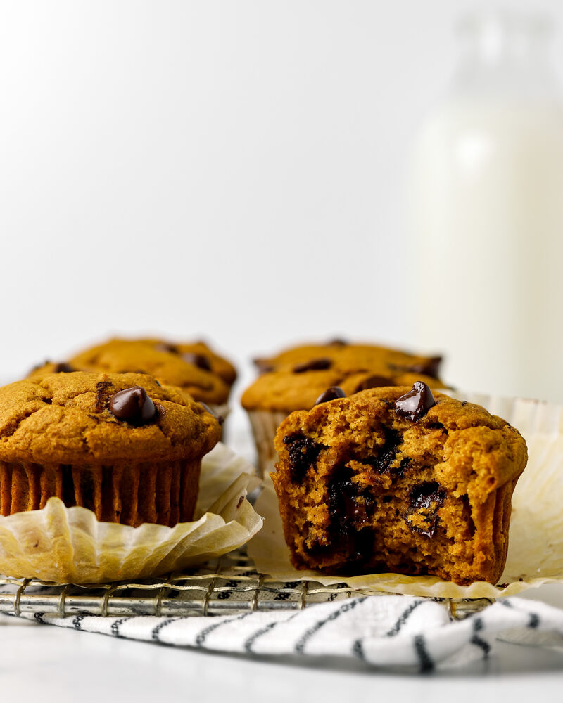 pumpkin chocolate chip muffins gluten free