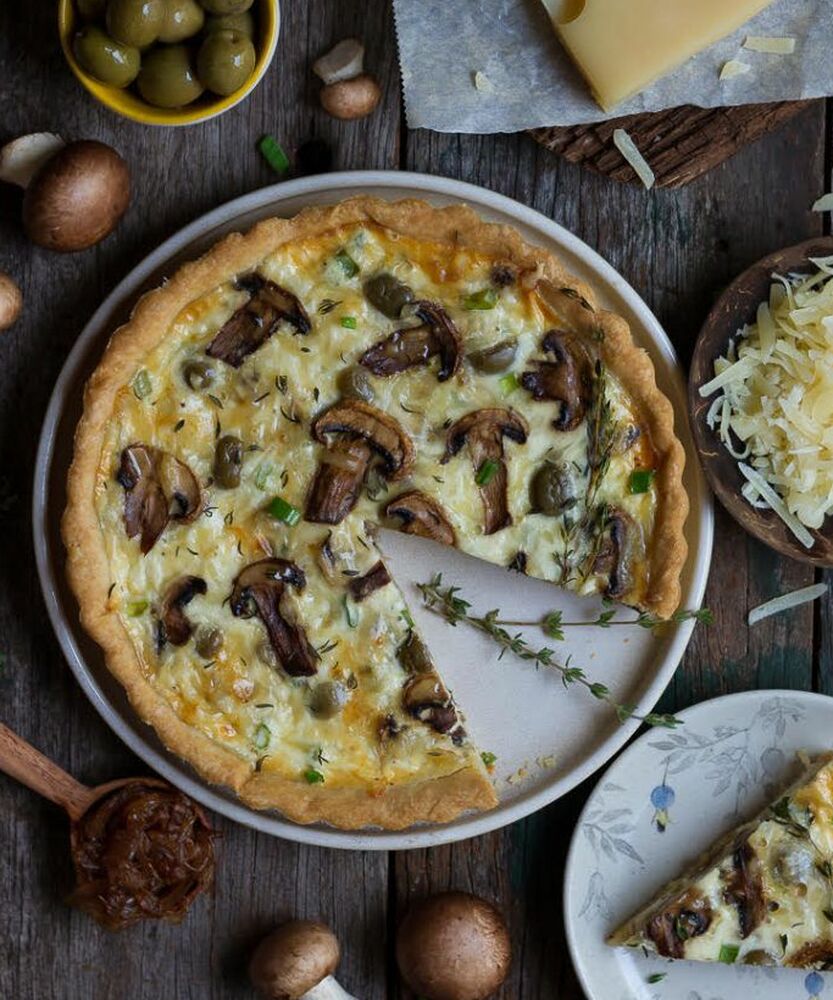 Mushroom Quiche Recipe | The Feedfeed