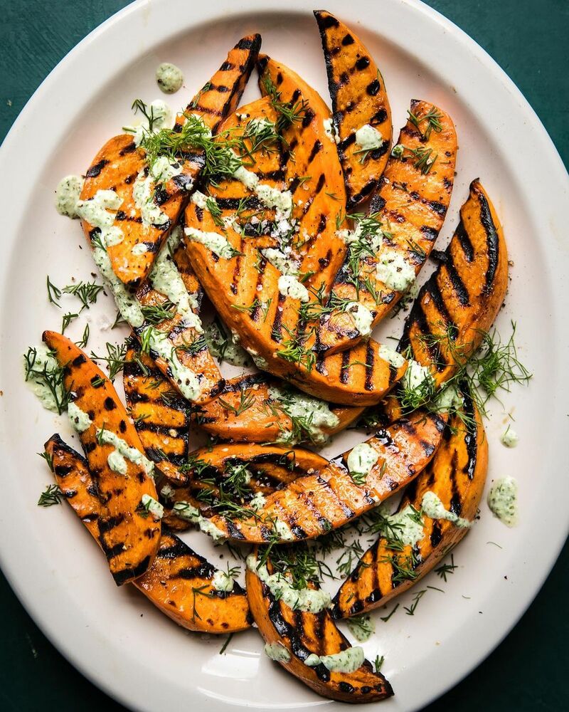Grilled Sweet Potatoes Recipe | The Feedfeed