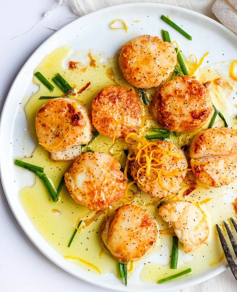 Lemon Butter Scallops Recipe | The Feedfeed