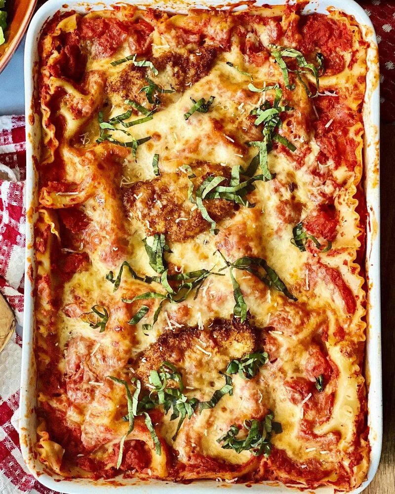 Chicken Parm Lasagna Recipe | The Feedfeed